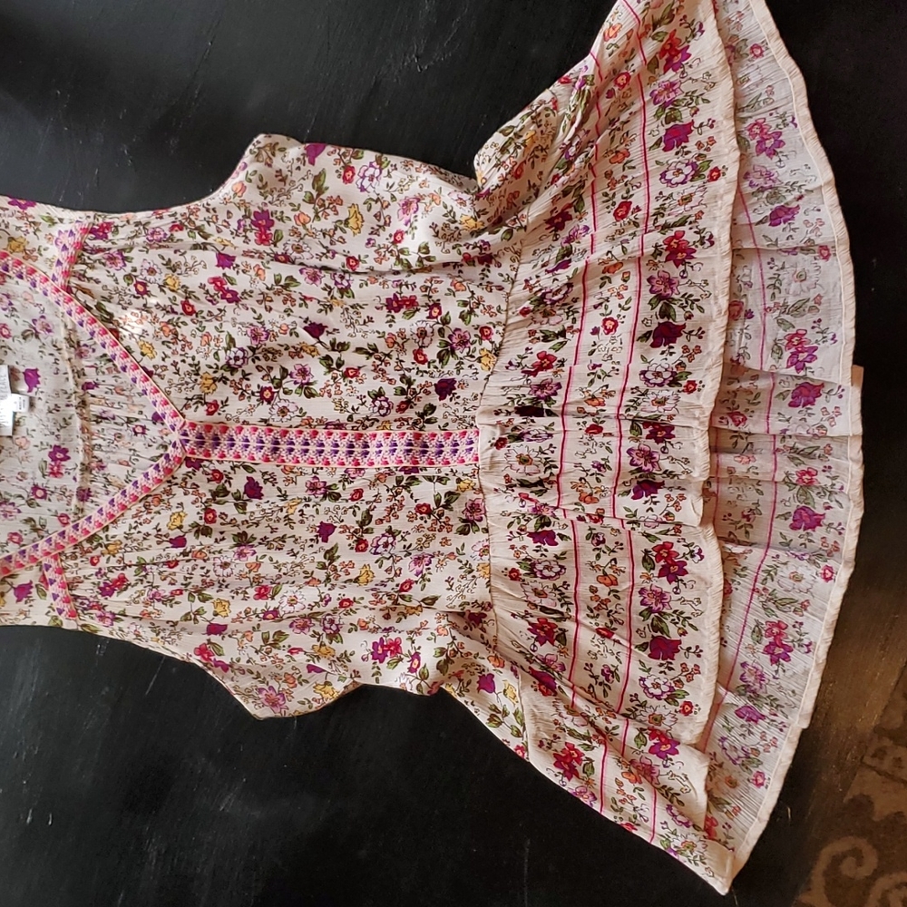 Women's boho flowy sleeveless high low top